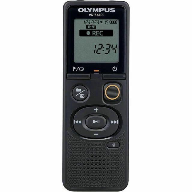 Olympus VN-541PC 4GB Digital Voice Recorder - Black - Image 1 of 1
