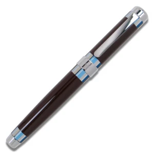 Vintage ACME Studio "RAOUL Flat Top 1" Black Roller Ball Pen for Singapore NEW - Picture 1 of 3
