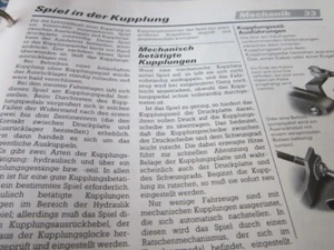 Auto 1x1 Analog Technik Mechanik 33 Spiel in der Kupplung - Picture 1 of 1