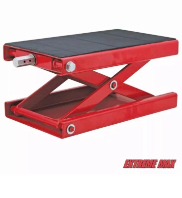 Extreme Max 5001.5044 1100 lb. Motorcycle Scissors Jack, Wide - Image 1 of 3