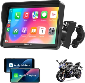 Carplay per Moto, Schermo Impermeabile Da 5 Pollici, A-Pple Carplay & Android Au - Foto 1 di 12