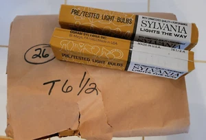 Lot of 26 Sylvania Lights the way Pre/Tested Light Bulbs T61/2-A Electric - Picture 1 of 4