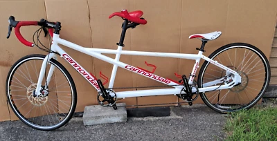 Cannondale Tandem, White, T2, Ultergra, White Ind. Hubs w/Disc, M/S, Local P/U - Image 1 of 4