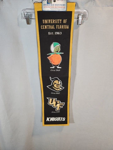 University of Central Florida 8x32 Heritage Evolution Design Wool Banner [NEW] Cover