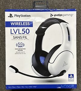 PDP LVL50 - Wireless Ear-Cup Headsets (Playstation) - White (051-049-NA-AH v.2)