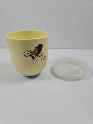 Tampa de bebê infantil vintage Tommee Tippee Sippy copo parte inferior ponderada década de 1960 (sem tampa) - Imagem 1 de 4