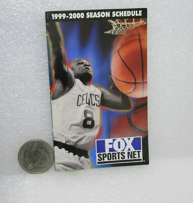 1999-00 Boston Celtics Fox Sports Net Antoine Walker Pocket Schedule - Image 1 of 2
