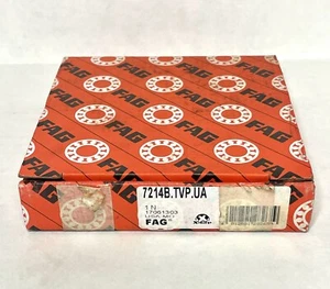 FAG 7214B.TVP Single Row Angular Contact Ball Bearing - NEW in Factory Box - Picture 1 of 4