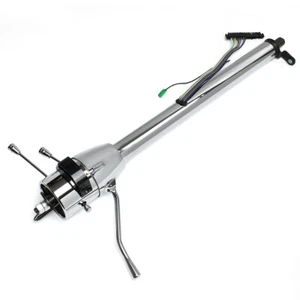 Chrome 32"Tilt Automatic AT Hot Rod Steering Column Shifter For 55-59 Chevy GM - Picture 1 of 6