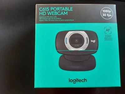 BRAND NEW NEVER OPENED Logitech 960-001056 HD C615 Webcam - Image 1 of 4
