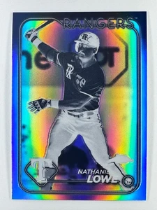 NATHANIEL LOWE 2024 Topps Chrome #252 NEGATIVE REFRACTOR Texas Rangers - Picture 1 of 3