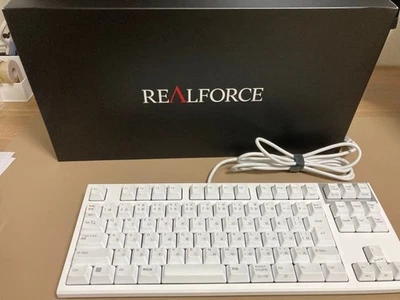 Topre Realforce R3SC21 White Japanese Layout Wired Electrostatic Keyboard - Image 1 of 4