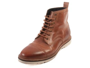 Hugo Boss Light Brown Leather Boots 33561 - Picture 1 of 5