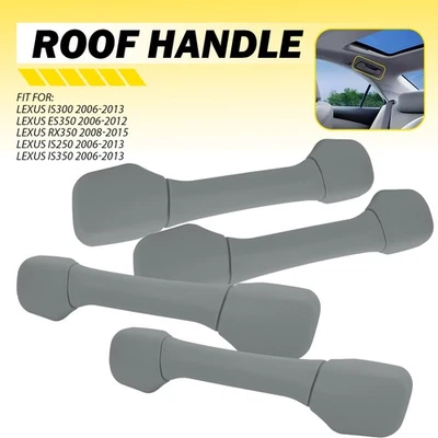 Manija de tracción de techo interior gris 4 piezas para 06-15 Lexus ES350 RX350 IS250 IS350 Foto 1 de 4