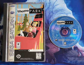 Theme Park Sega Saturn Complete Tested CIB