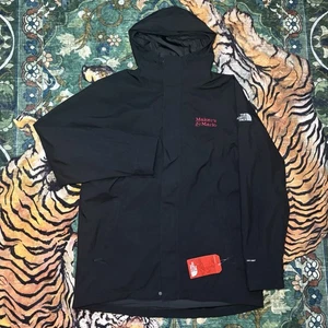 The North Face City Trench Jacket Hooded Jacket Mens Med Black Makers Mark NWT - Picture 1 of 9