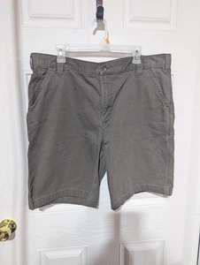 Carhartt Rugged Flex Relaxed Fit Canvas Arbeitsshorts Herren Gr. 40 Camouflage Grün  - Bild 1 von 9