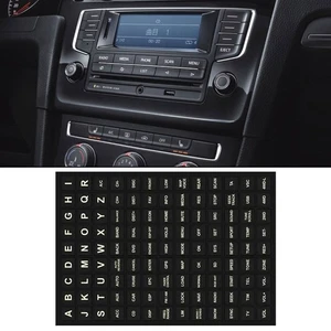 Car Centre Console Button Luminous Waterproof Stickers Auto Inner Accessories - Bild 1 von 9