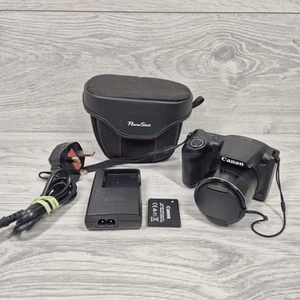 Canon Powershot SX 410 IS digital Camera 20 MP With Charger, Battery & Case - Picture 1 of 20
