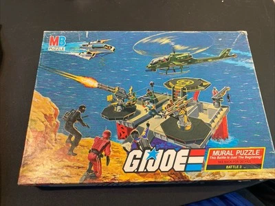 Vintage GI JOE Mural Jigsaw Puzzle Battle #3 1985 Complete - Image 1 of 3