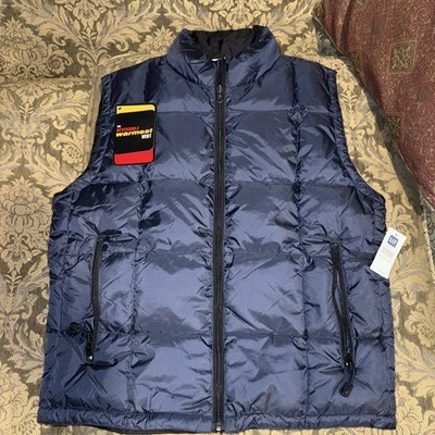 Chaleco acolchado reversible más cálido Gap para hombre talla M, azul marino nuevo con etiquetas. Foto 1 de 4
