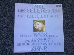 FAURÉ - MESSE DE REQUIEM ETC ASMITF 1976 UK STEREO LP ARGO ZRG 841 NEAR MINT - Picture 1 of 5