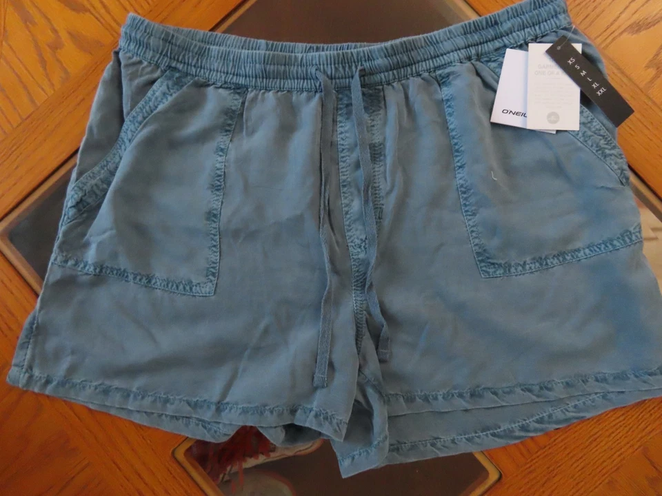 Pantalones Cortos O'neill O'neil Francina Para Mujer - Azul-Talla L Prenda Única Foto 1 de 4