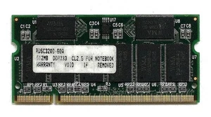 Laptop memory, rdsc3208-60a 512mb ddr333 cl2.5, 512mblt2700 f173559, tmtc tds16 - Picture 1 of 1