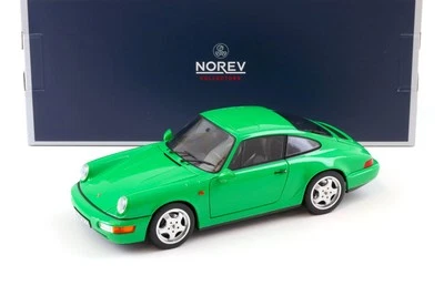 1:18 Norev Porsche 911 (964) Carrera 4 cupé 1990 verde señal - limitado 504 piezas