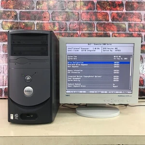 Dell Dimension 2400 ATX PC Celeron 2.40GHz 512MB RAM No HDD (Retro Gaming) - Picture 1 of 10