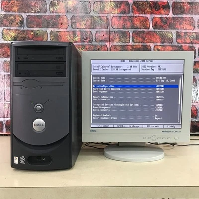 Dell Dimension 2400 ATX PC Celeron 2.40GHz 512MB RAM No HDD (Retro Gaming) - Image 1 of 4