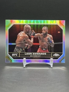 2024 Topps Chrome UFC Leon Edwards Refractor #115 - Picture 1 of 2