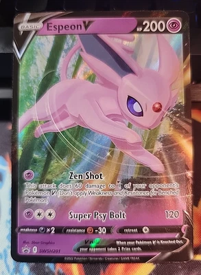 Espeon V SWSH201 SWSH: Sword & Shield Promo Cards Holo - Image 1 of 4