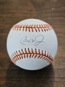 Cal Ripken Jr Beckett BAS Autogramm American League OAL signed Baseball - Bild 1 von 2