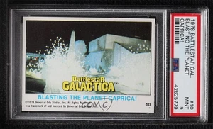 1978 Topps Battlestar Galactica Blasting the Planet Carprica #10 PSA 9 MINT 0ts2 - Picture 1 of 3