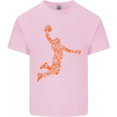 Basketball Word Art Kids T-Shirt Childrens - Image 1 of 4