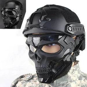 Riding Harley Ghost Head Goggles Skull Head Windproof Face Mask Sports Glasses - Picture 1 of 15