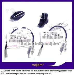 TOYOTA GENUINE LEVIN TRUENO AE86 Courtesy Lamp Switch & Cushion Set of 2 - Picture 1 of 4