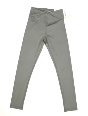 Aeropostale Womens Gray High Rise Cross Over Waist Pull On Ankle Leggings S - Image 1 of 4