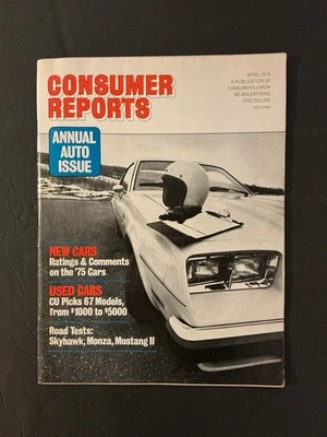 1975 Consumer Reports Annual Auto Issue  - Imagem 1 de 4