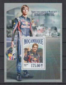 O623. Mozambique - MNH - 2013 - Sport - F1 - Sebastian Vettel - Bl - Picture 1 of 1