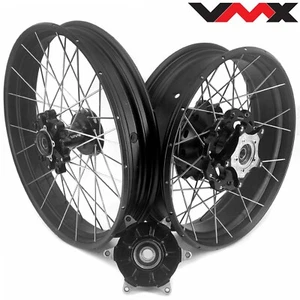 VMX 2.5*19/4.25*17 Tubeless Wheels Set for BMW G310GS 2016-2024 Black Rims Hubs - Picture 1 of 12