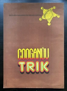 COOGAN'S BLUFF, CLINT EASTWOOD, ORIGINAL A3 CZECH MOVIE POSTER, ZDENEK ZIEGLER - Picture 1 of 9