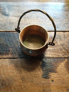Copper Pot with Iron Handle - Picture 1 of 7