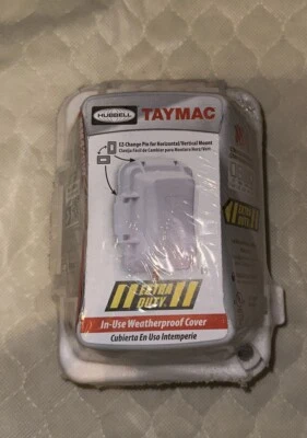 Plumín Hubbell Extra Duty 1g Wh Wp Cubierta en Uso MM420W TayMac Extra Duty MM420W Foto 1 de 4