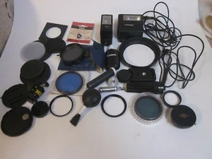 27 VINTAGE KAMERA ZUBEHÖR OBJEKTIVE BLITZE ABDECKUNGEN ILEX F4.5 163MM #29092 LENSE - Bild 1 von 9