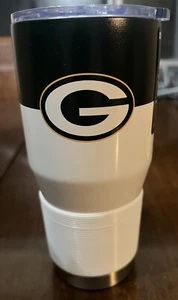 Green Bay Packers Color Block 30oz Stainless Steel  Tumbler - Picture 1 of 2