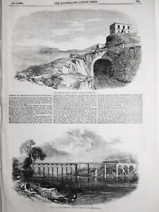 Opening of the Dublin and Wicklow Railway - 2 prints and story, 1855
