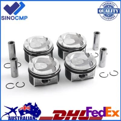 Pistons Rings Set STD Φ82mm For Mercedes-Benz W204 W212 C200 C250 E250 M271 1.8T - Image 1 of 3