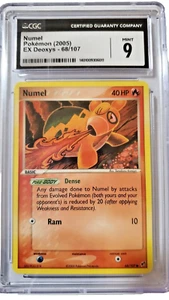2005 Pokemon TCG EX Deoxys Numel #68 CGC come nuovo 9 - Foto 1 di 2
